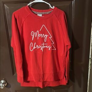 Red Merry Christmas Sweatshirt